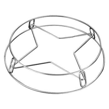 Stainless steel pot rack kitchen household storage rack thermal insulation