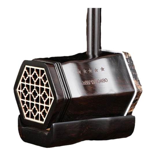 Профессиональный эрху из черного сандалового дерева громко играет