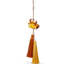 (Self-operated) Swarovski ASIANORNAMENTS Zodiac Ox pendant gift