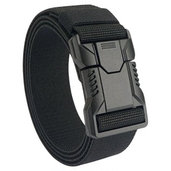 Men's elastic outdoor canvas breathable belt for men