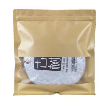Open window pu'er tea cake kraft paper tea bag