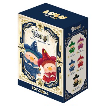 Jiumu Sundry Shop Canned Pig Lulu Fate Angel Series Blind Box Vinyl Face Plush Pendant Figurine Gift