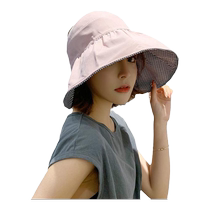 Parenting Sun Hat Spring Large Eaves Bifacial Ocean Air Top Hat Woman New Thin Sunscreen Fisherman Hat Outdoor Cool Hat