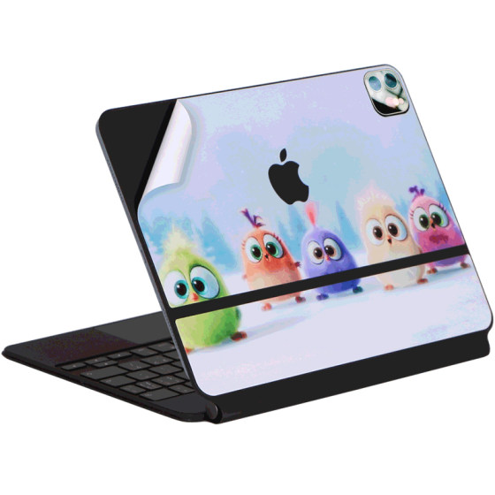 Apple ipad2022 태블릿 프로 컴퓨터에 적합 Air Magic Keyboard 11 다채로운 12.9 인치 키보드 스티커 키보드 Folio smart 2021 양면 클립 보호 필름