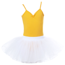 Childrens dance clothes childrens suspenders girls practice clothes toddler ballet Chinese dance autumn and winter sweater jackets