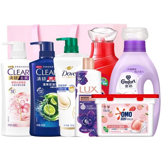 Geschenkbox zum Nationalfeiertag und Mittherbstfest, Unternehmenswohlfahrt, Waschmittel und Badeset zum Versenden von Wasch- und Badeprodukten an die Mitarbeiter