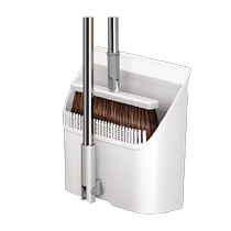Mayflower broom and dustpan set household rotating windproof comb type broom sweeper two-piece set