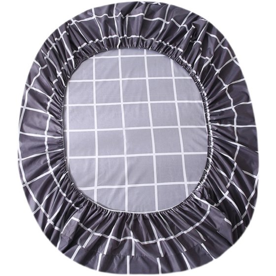 2022 new beds single -piece bed cover bed set Xi Mengsi mattress dust protection bed sheet full -inclusive winter gray