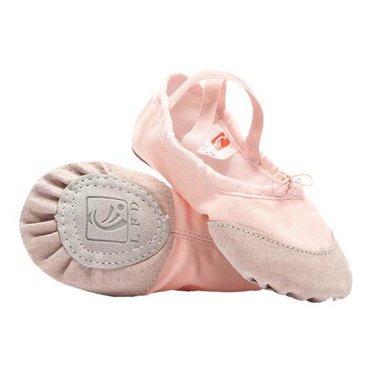 Left and right soft-soled dance shoes for girls, babies and toddlers