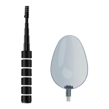 Stainless steel mini rock fishing portable shrinkable nest spoon