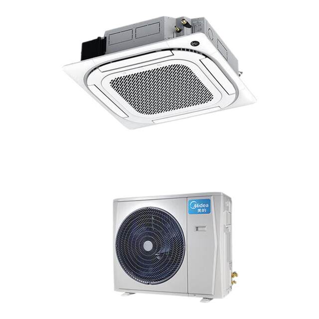 Midea central air conditioner 5 HP 3 HP shop ceiling unit embedded ceiling unit patio unit one-stage variable frequency heating and cooling