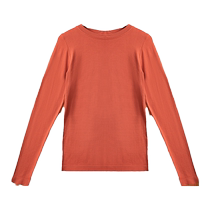 Yushan maternity T-shirt spring and autumn bottoming shirt autumn and winter womens warm casual long-sleeved round neck maternity top