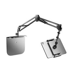 휴대 전화 스탠드 iPad 태블릿 휴대 전화 스탠드 침대에 누워 TV 시리즈 라이브 지원 스탠드 게으른 아티팩트 침대 옆 데스크톱 유니버설 클립 프로