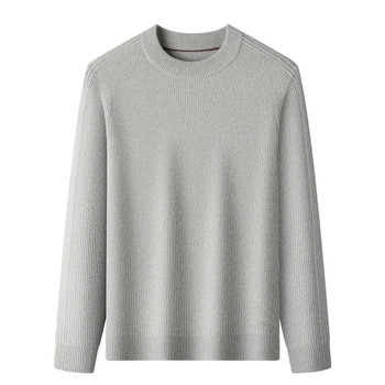 Shanghai chunzhu shijia men's pure cashmere 100% cashmere sweater round neck sweater high-end brand warm sweater Shanghai chunzhu shijia men's pure cashmere 100% cashmere sweater round neck sweater high-end brand warm sweater