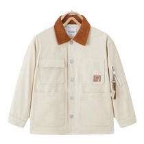 (Same style at counter)minipeace PEACEBIRD childrens clothing boys patchwork coat jacket baby top autumn clothing