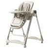 Jingqi baby dining chair foldable and lie flat with one button brake