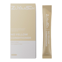 American ZuYaaSen Zhiyaxuan Highlight Removal Yellow Gold Bar Hair Dyeing Conditioner Purple Yellow Shifting Hair Mask