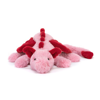 British jellycat scarlet heart dragon plush doll toy doll appeases ຂອງຂວັນວັນເກີດມັງກອນສີແດງ