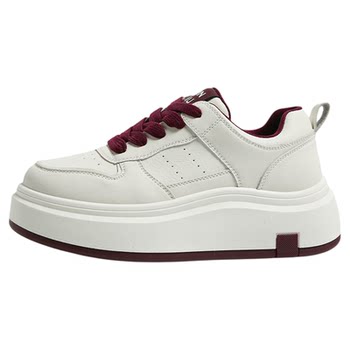 Universal official flagship store ancola red and white shoes for women