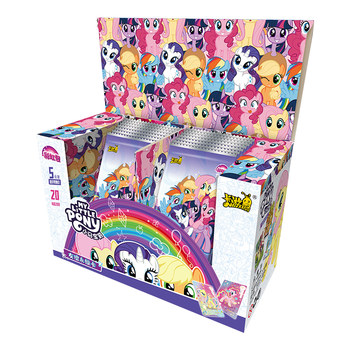 ເກມບັດແທ້ My Little Pony ກາຕູນ peripheral ເດັກຍິງ Princess toy ການເກັບກໍາ book Rainbow glowing moon shadow ມ່ວນ