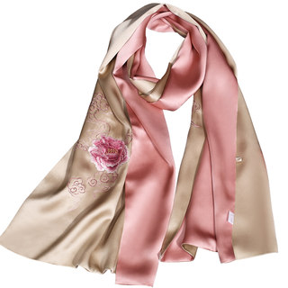 Silk Scarf for Women, Spring and Autumn, Mulberry Silk, Suzhou Embroidery, Wedding Banquet, Mother's Shawl, High-End Cheongsam Outerwear Shawl