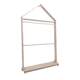 One-core pet solid wood pet house cat hanger dog clothes display rack storage rack movable coat rack
