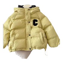 Childrens down jackets thickened for boys and girls medium and large childrens suits baby thickened short new winter coat fashion