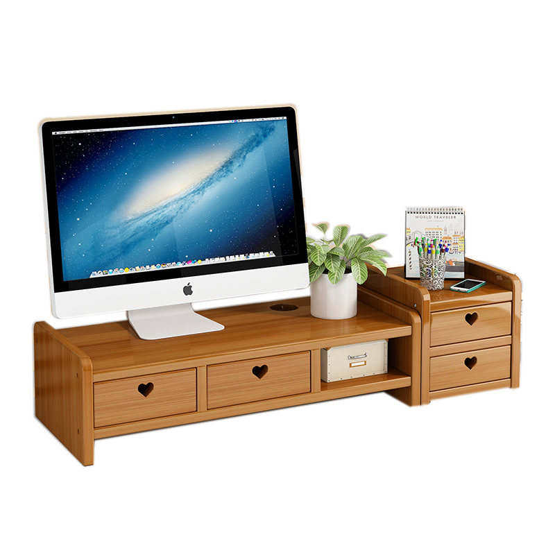 Desktop computer elevated stand