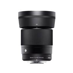 Sigma 30mm 1.4 DC DN half-frame mirrorless portrait ຮູຮັບແສງຂະໜາດໃຫຍ່ fixed focus lens 30 14