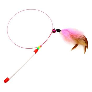 Suction cup teasing cat stick cat toy self-exciting tool