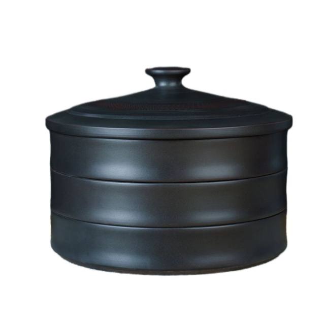 Jianshui purple pottery multi-layer moisture-proof and anti-flavored cake box tea pot
