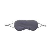 Qianyu cool and warm double-sided adjustable size ice silk sleep eye mask travel light-blocking breathable eye mask that does not cover the ears