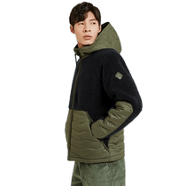 (série Camping) KOLONSPORT CASHABLE Cashmere Jacket Mans Outdoor Splicing Goose Down Warm Jacket