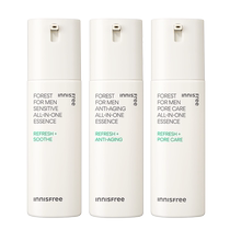 Innisfree Forest Mens Essence Facial Oil Control Soothing Brightening Anti-Aging Shrinking Pores Repairing Blemishes