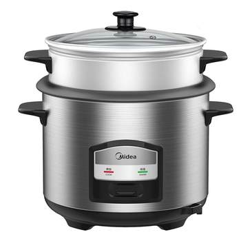 Midea old-fashioned rice cooker steamed on top and boiled on top and 5 liters