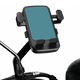 Shock-absorbing, non-shaking, one-second pick-and-place mobile phone holder for electric vehicle