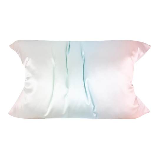 The mole彩虹双面AB版重磅真丝枕套桑蚕丝丝绸成人儿童枕套亲子款