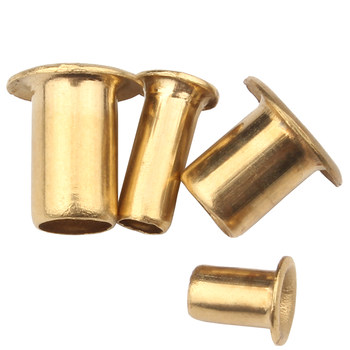 Copper corn clam buckle rivet hollow copper rivet