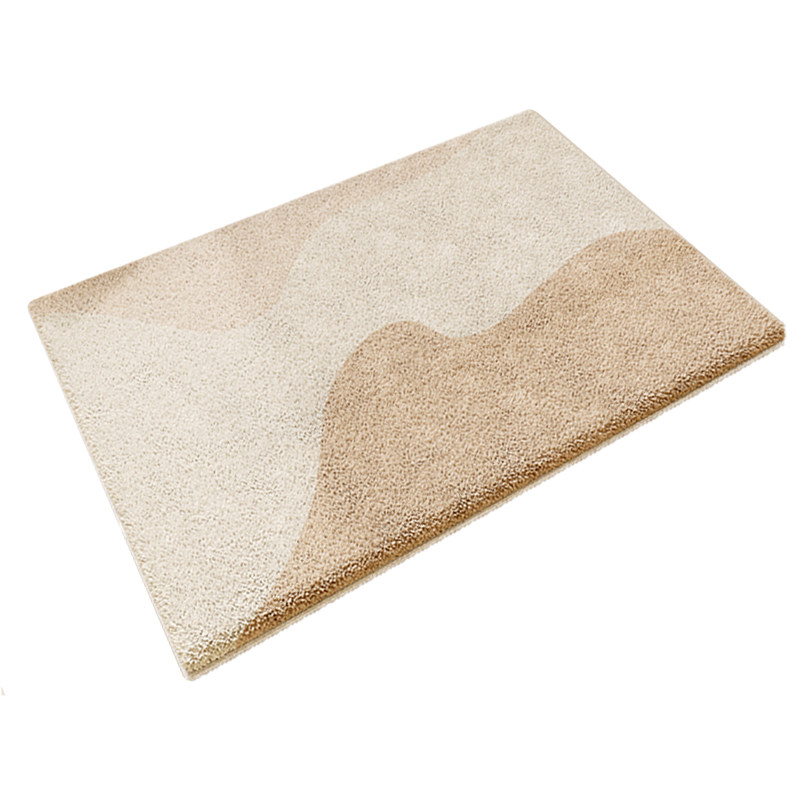 Japanese imitation cashmere water-absorbent, non-slip, quick-drying bathroom floor mat