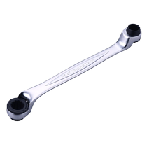 Imported ratchet plum blossom wrench auto repair double-headed two-way glasses sleeve quick wrench extended metric machine eye repair tool