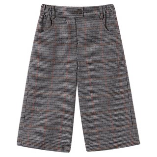 允儿妈女童冬季新款绵羊毛混纺小众毛呢裤儿童秋冬直筒裤宝宝裤子