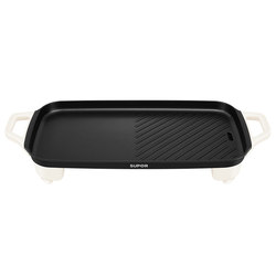 Supor Electric Grill Pan for Home Use, Non-Stick Electric Barbecue Grill, Kebab Machine, Indoor Low-Smoke Electric Grill Pot for Family Use