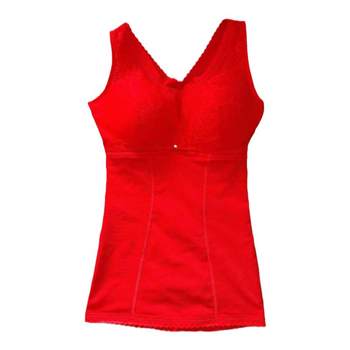 ດູໃບໄມ້ລົ່ນແລະລະດູຫນາວຊັ້ນສູງບວກກັບ velvet tight version pressure model red New Year wedding animal year belly control women's no steel ring push-up vest