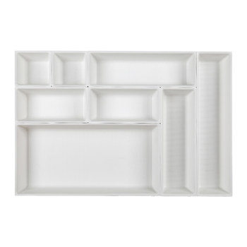 Built-in partition box for cosmetic drawer