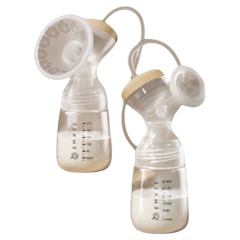 Manxi bilateral breast pump electric micro-vibration massage automatic