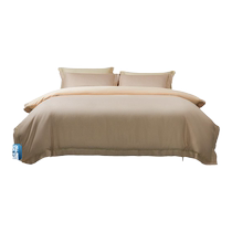 Mercury Home Textiles 100S double-ply long-staple cotton four-piece set Xinjiang cotton yarn-dyed jacquard set quilt cover bed sheet bedding