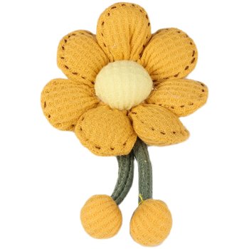 ສີບົວ Sunflower Sunflower Brooch ແມ່ຍິງ 2024 ໃຫມ່ຂອງຍີ່ປຸ່ນແລະເກົາຫຼີຕົ້ນໄມ້ງາມ Pin ຖົງອຸປະກອນເສີມ