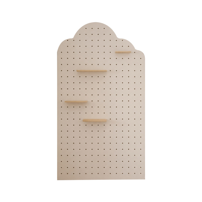 Hot selling 1000w+ solid wood hole board customized storage rack