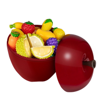 Childrens play house can be peeled durian vegetables and fruits toy set baby can chew boys and girls