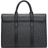 Goldlion's new business large-capacity handbag men's cowhide light luxury printing fashion PVC briefcase trendy men's bag